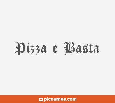 Pizza e Basta